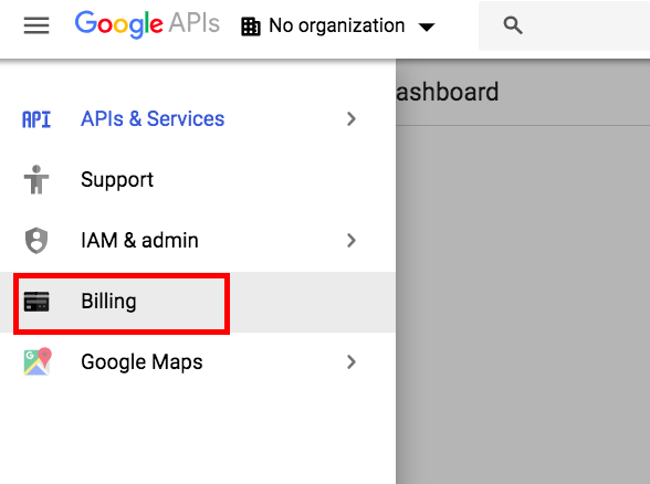 UNA FAQ how to add Google Billing Account